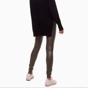 Aritzia Faux-Leather Leggings